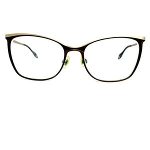 Fysh 3631 M202 Eyeglasses‎ Frames Full Rim Brown Tan 52-17-135 H17944